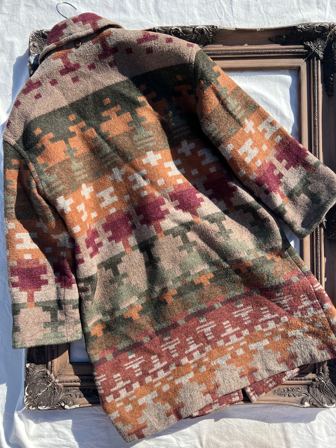 에스닉 토글 울 코트 상품이미지6