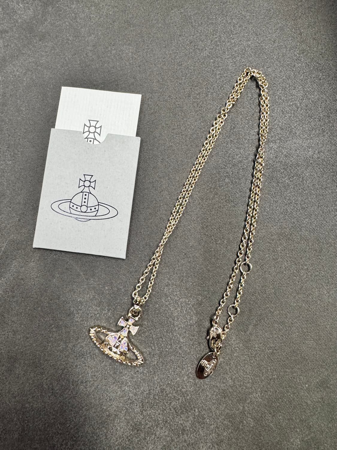 비비안웨스트우드 메이페어 바스 릴리프 목걸이 골드 상품이미지1