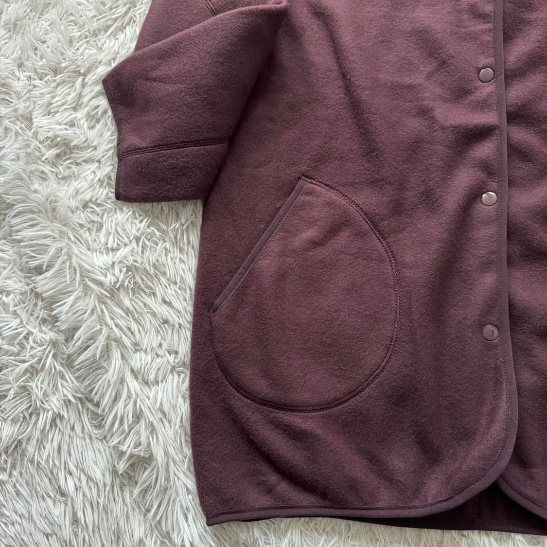CONVERSE 일본빈티지 미상용 벨벳 가디건 컨버스 후리스 l 55 상품이미지4