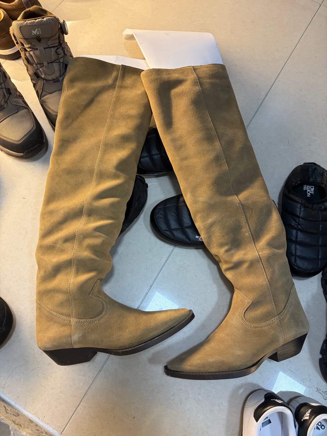 자라 오버사이즈 카우보이 스웨이드 부츠 상품이미지8