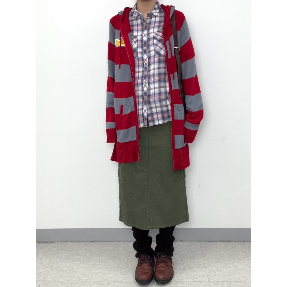 빈티지 카키 카고 스커트 y2k 상품이미지3