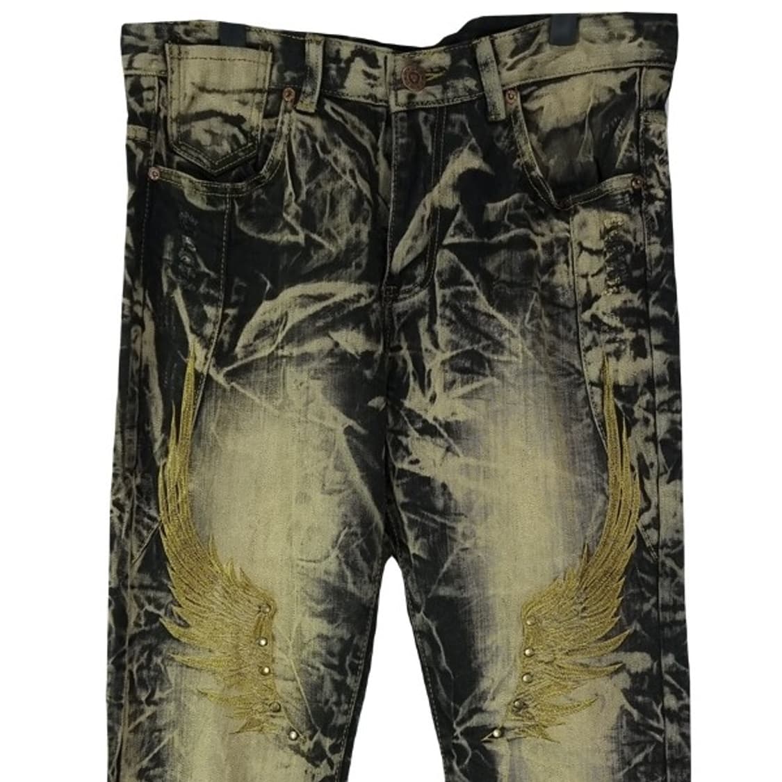 [Y2K 빈티지] 윙 날개 빈티지 워시드 슬림핏 데님 팬츠 M19316 상품이미지4