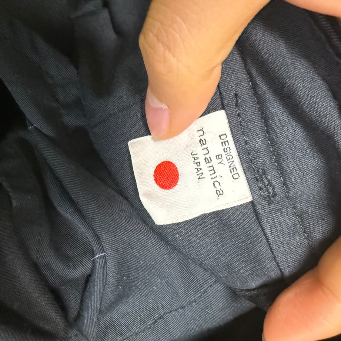 나나미카 와이드 치노팬츠 블랙 32 상품이미지3