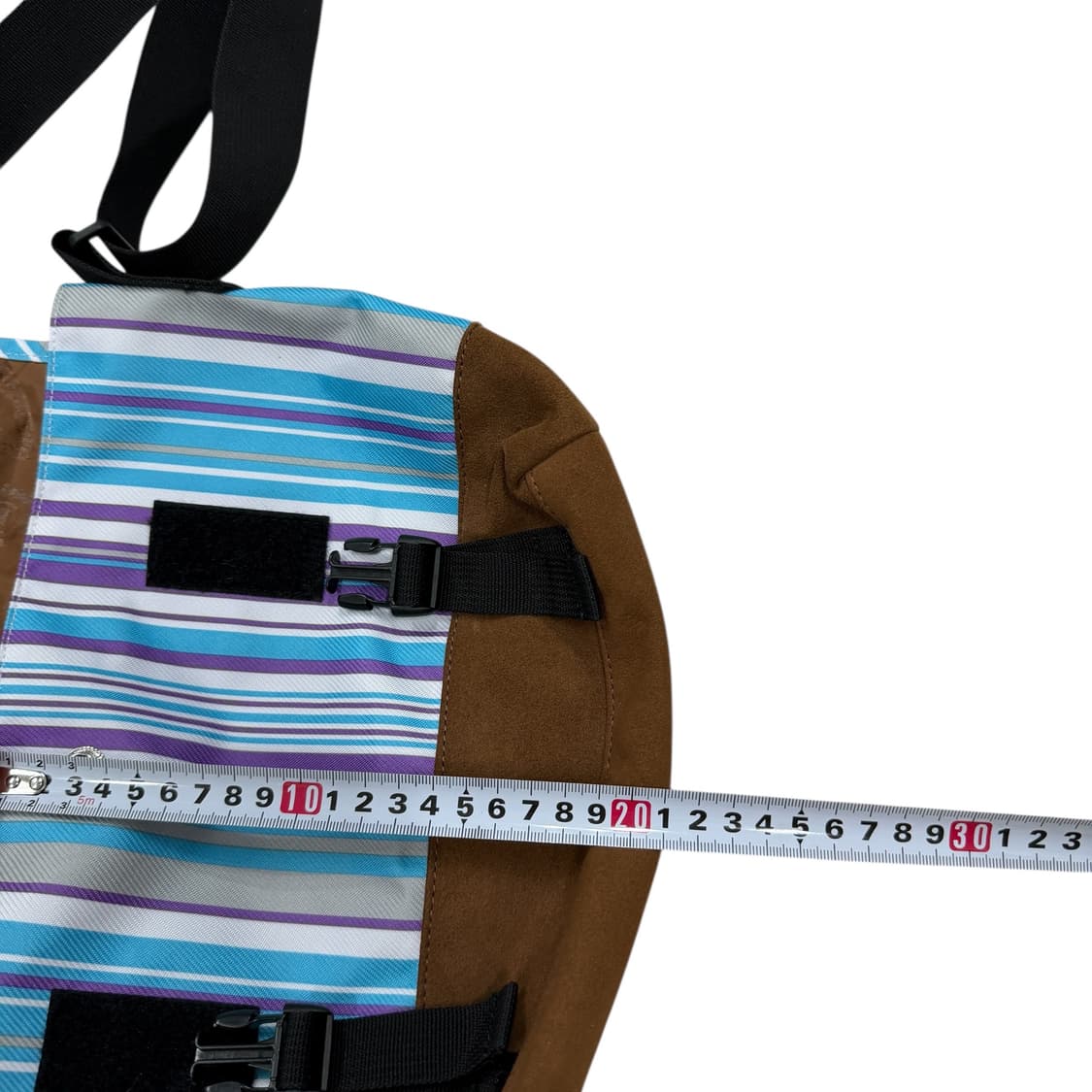 콜맨 스트라이프 포켓 크로스백 가방 상품이미지6