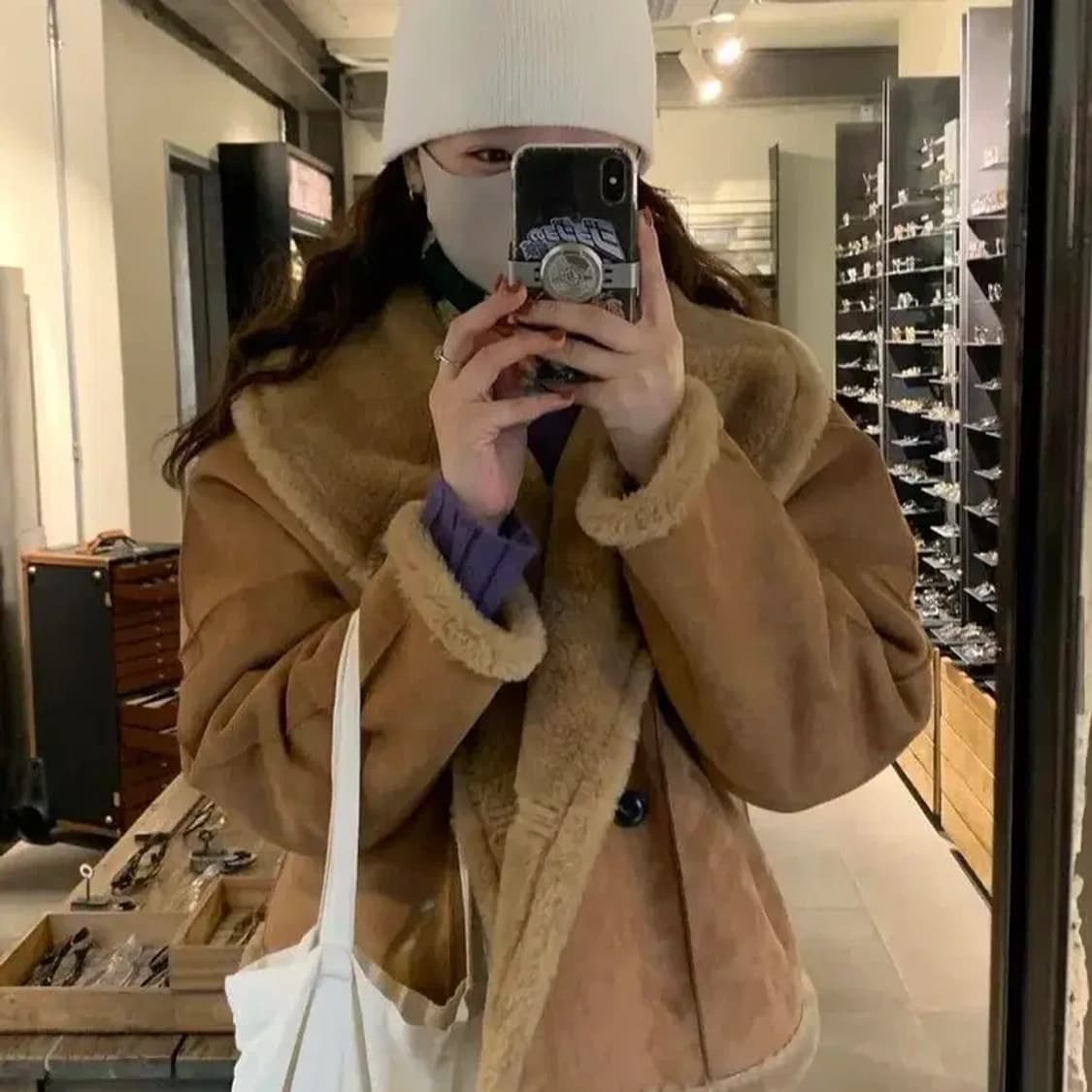 Sheiscute 쉬이즈큐트 무스탕 리버시블  상품이미지2