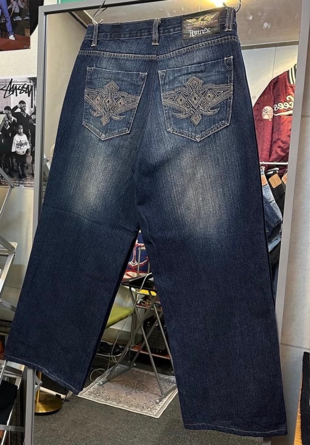 아비렉스 데님팬츠 상품이미지3