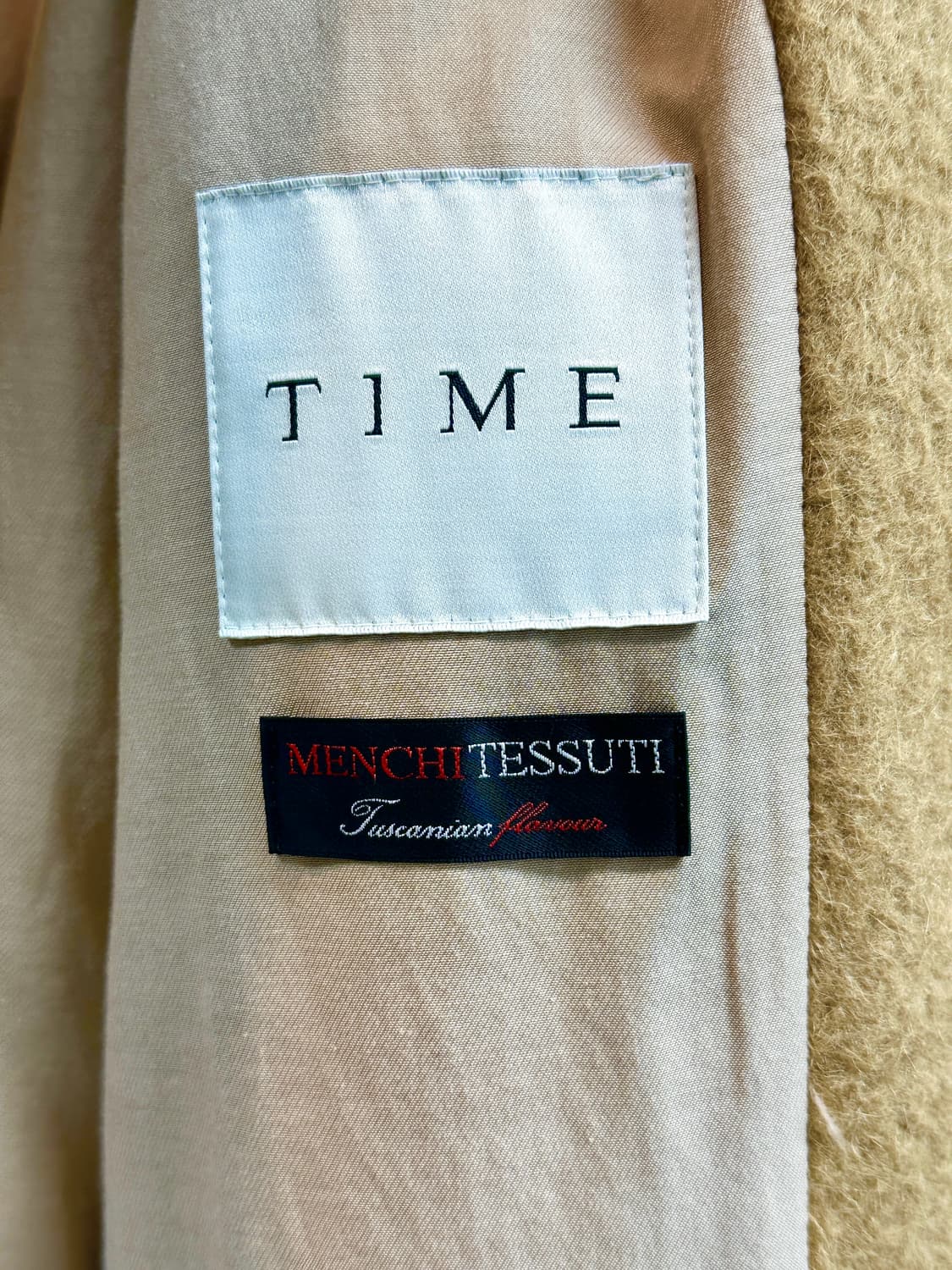 타임옴므 알파카 카멜 코트 (100, 민트급) 상품이미지9