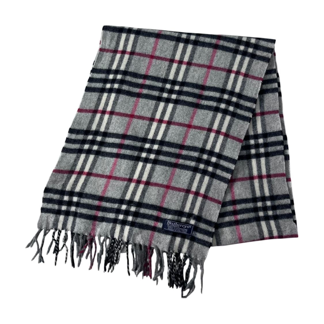 버버리 캐시미어 그레이 노바체크 머플러 상품이미지1