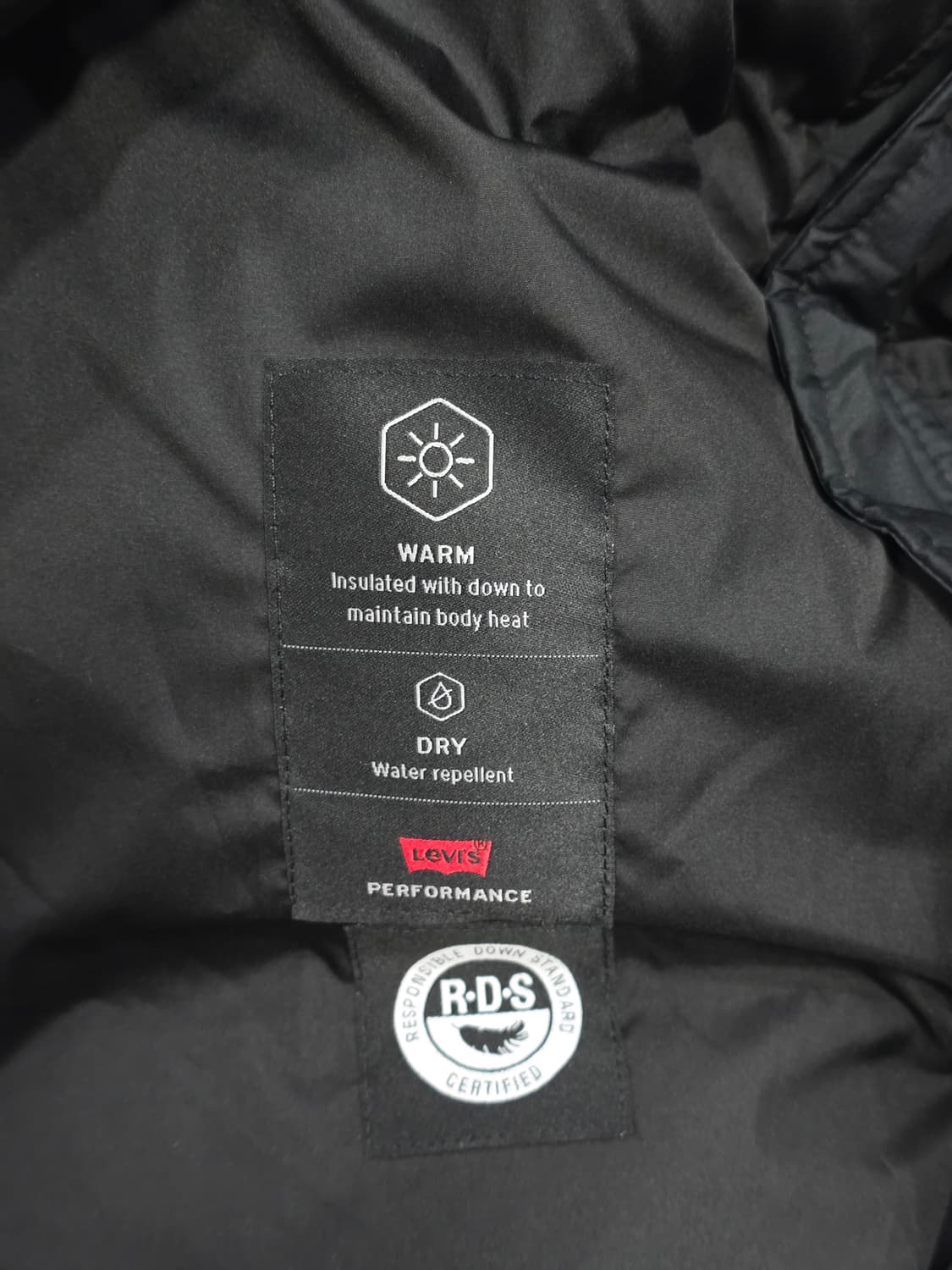 리바이스 구스 투웨이 지퍼  롱패딩 L 상품이미지7