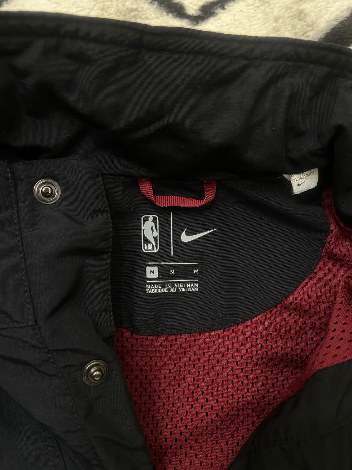 [M]나이키 NBA 클리블랜드 반집업 우븐 /블랙 상품이미지6