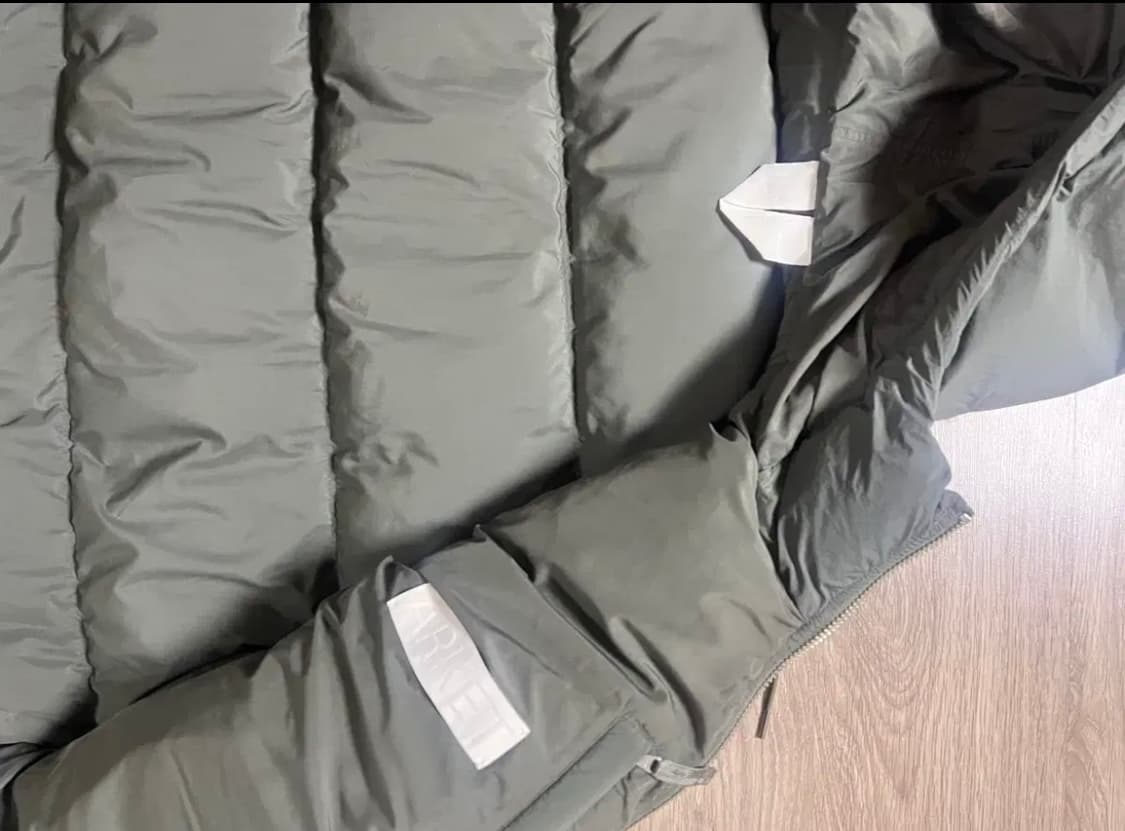 아르켓 푸퍼 다운 패딩 카키 105 상품이미지2