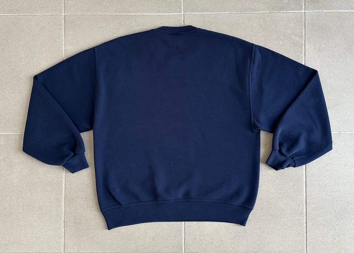 90s 빈티지 러셀 스웻셔츠 네이비 L USA 상품이미지2