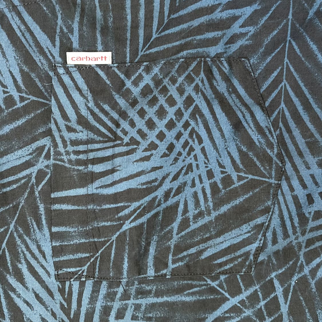 칼하트 네이비 야자수 셔츠 L 상품이미지5