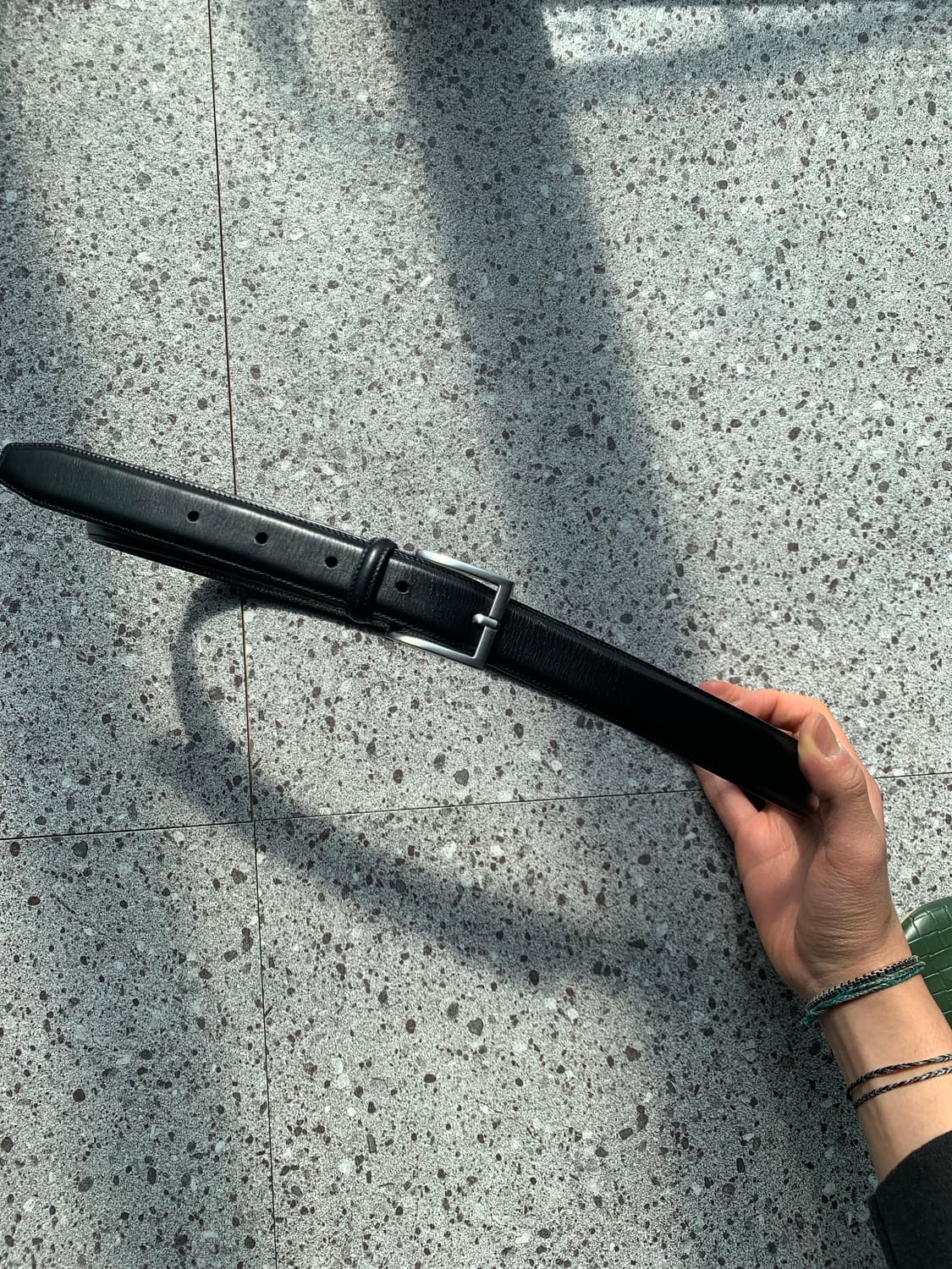 유니클로 이탈리안 레더 스티치 벨트 상품이미지2