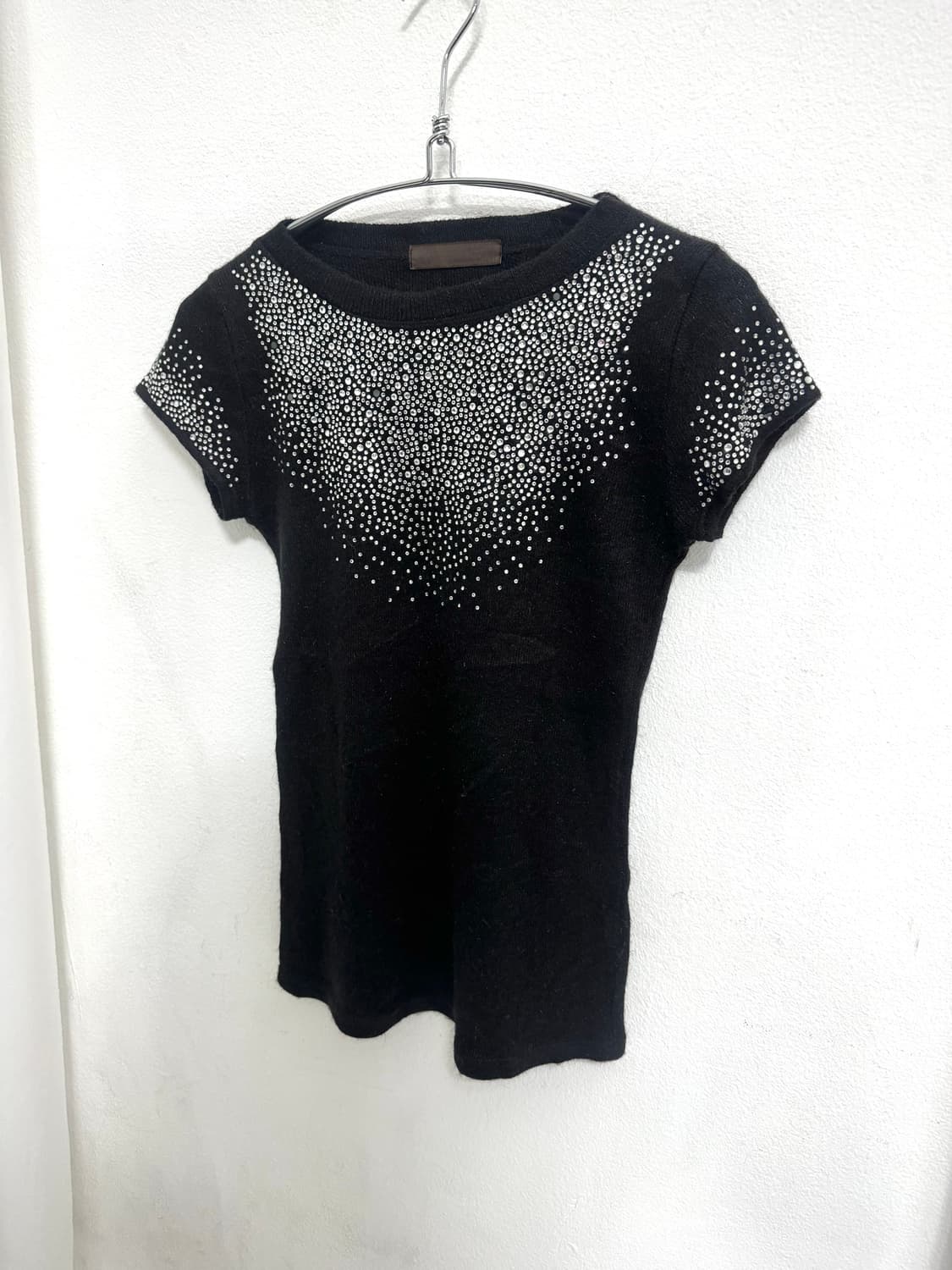 Cubic knit slim top 상품이미지2