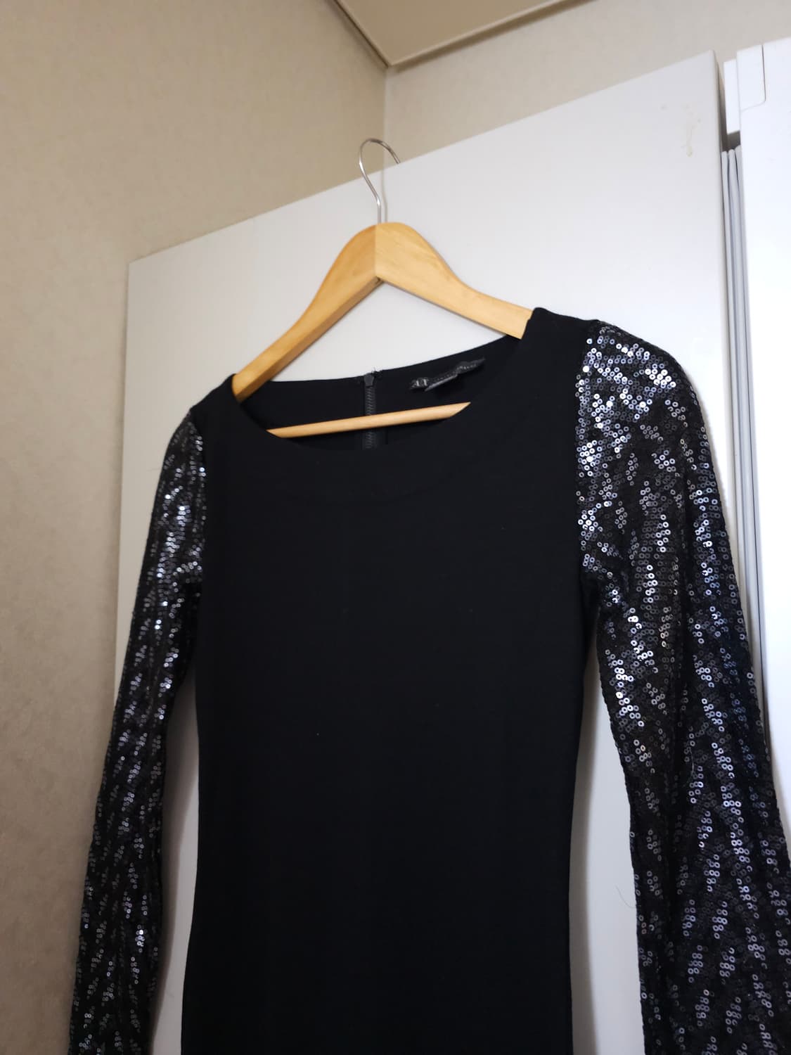 Armani Exchange 블랙 스팽글 원피스 S 상품이미지2