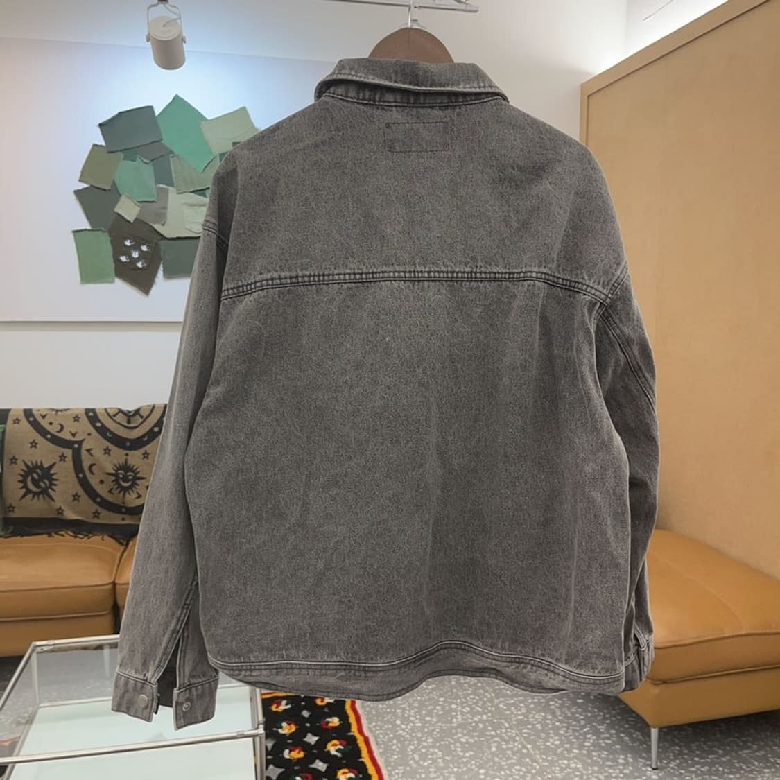 마하그리드 올드스쿨 빈티지 트러커 데님 자켓 L C07535 상품이미지4
