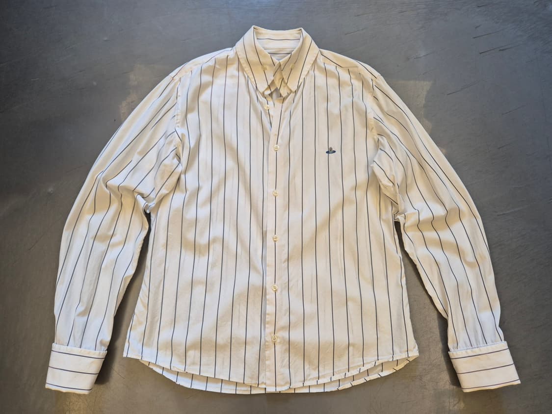 비비안웨스트우드 맨 스트라이프 셔츠 상품이미지1