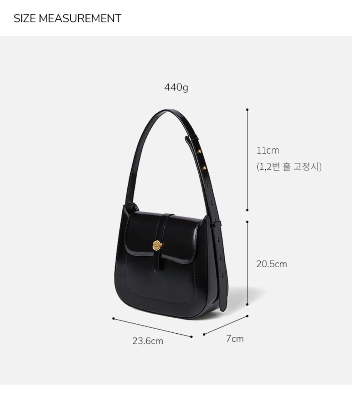르메메 가방 새상품/삭 누벨르 블랙  상품이미지10