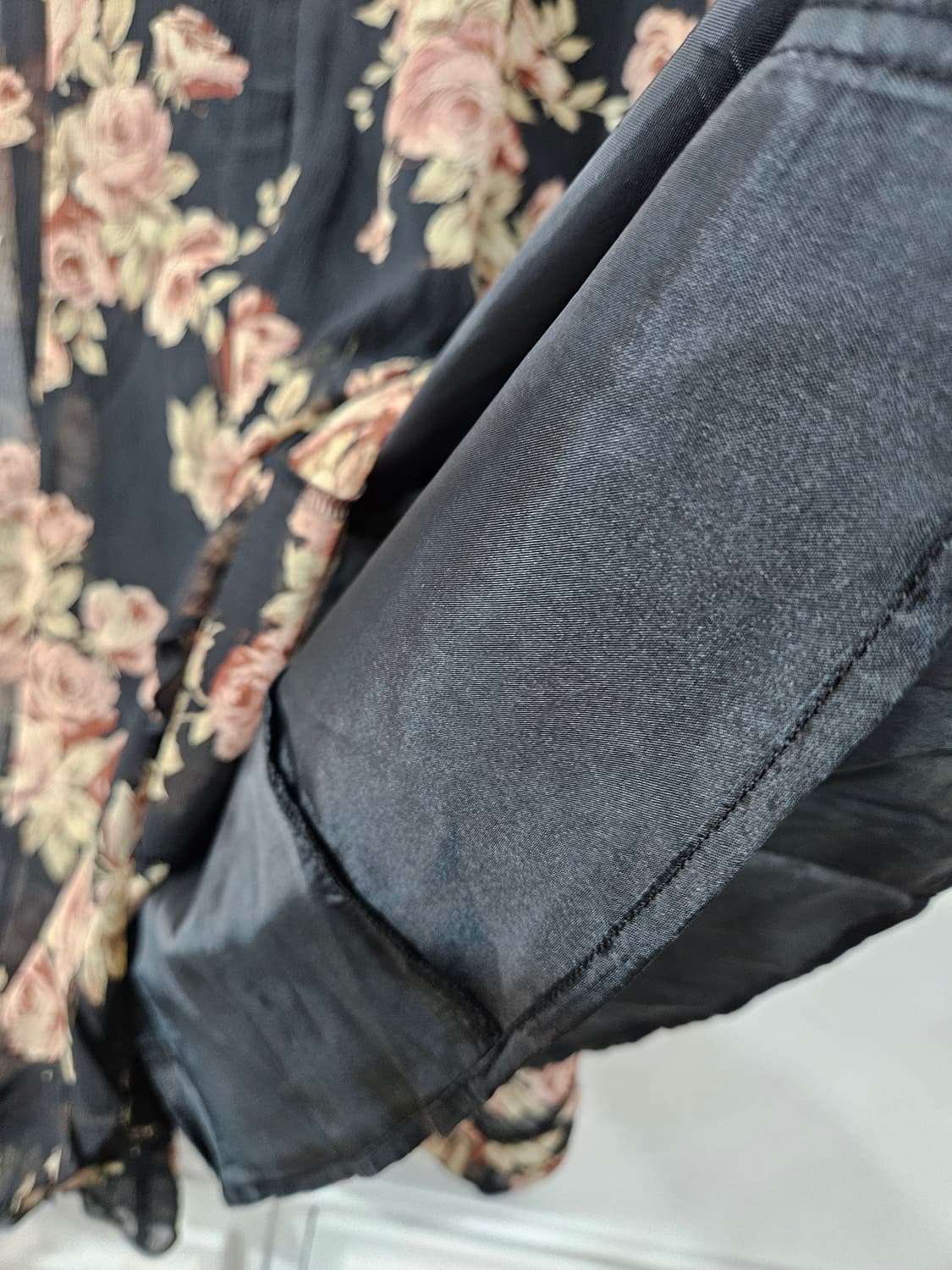 LEST ROSE 로즈 쉬폰 끈원피스 빈티지 상품이미지7