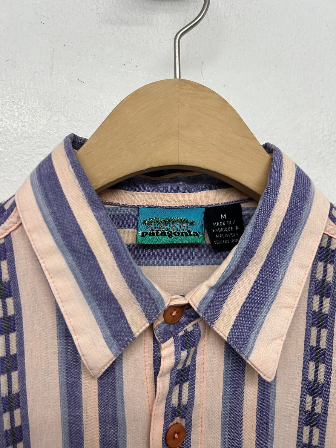 90s 파타고니아 스트라이프 셔츠 상품이미지3