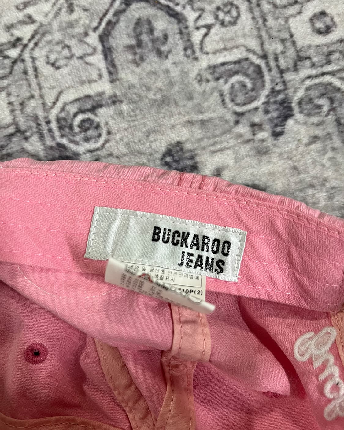 Bucakroo jeans pink ball cap 상품이미지4