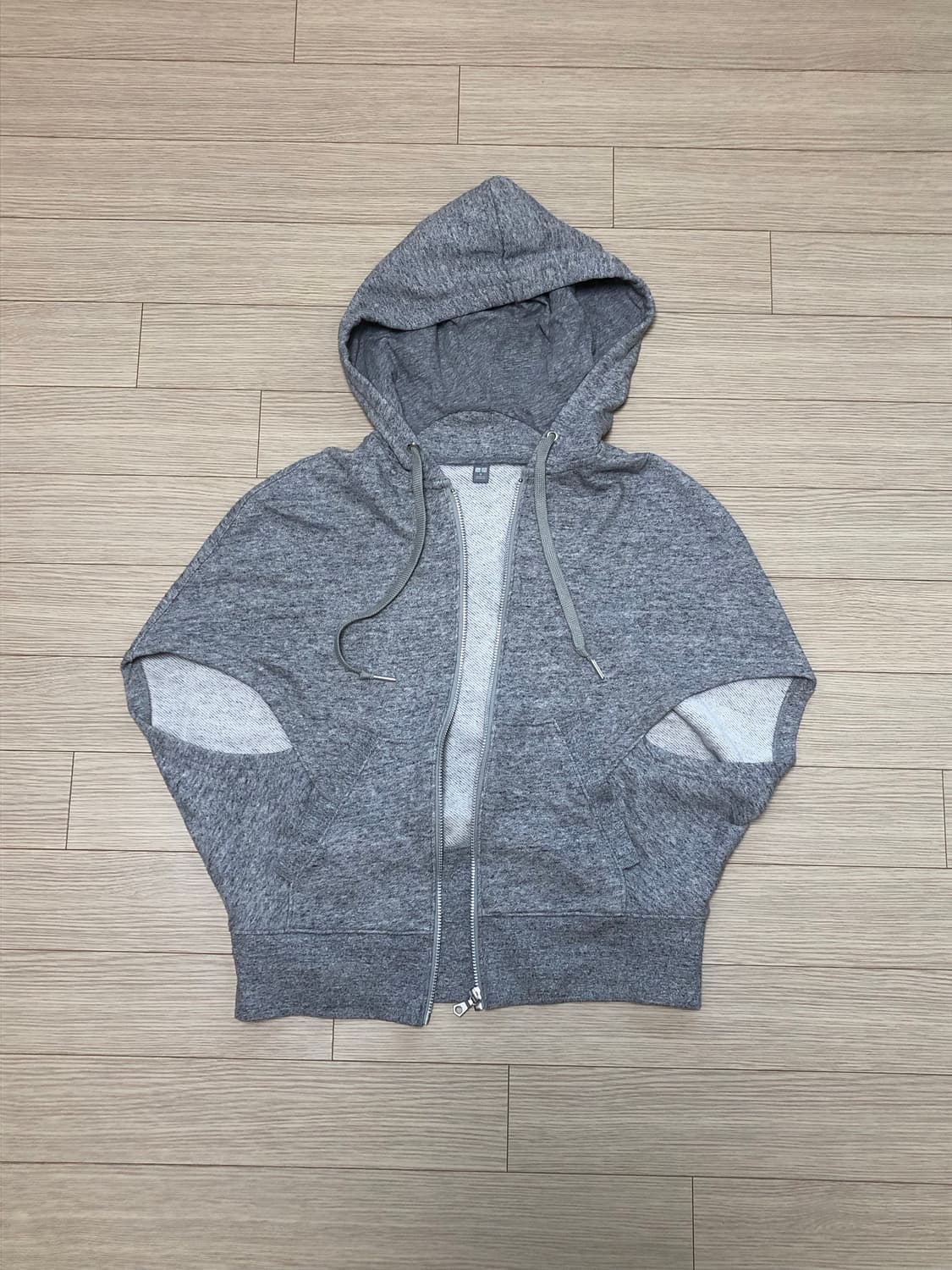 M 유니클로 릭오웬스 어반스웨트 판초 반팔 후드 집업 상품이미지5