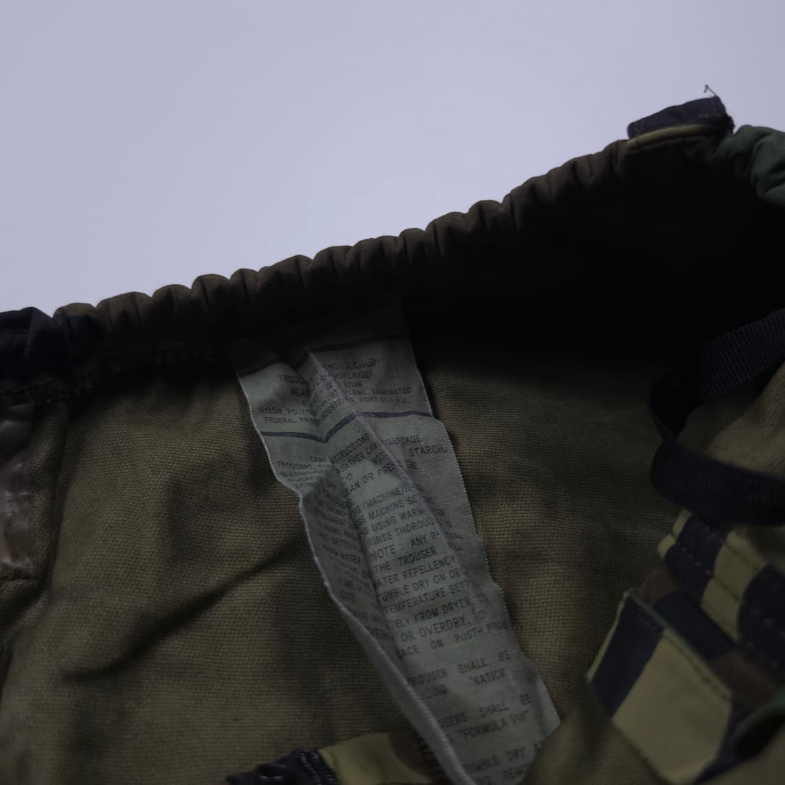 ECWCS 미군 오리지널 고어텍스 카모플라쥬 팬츠 (L)  상품이미지8