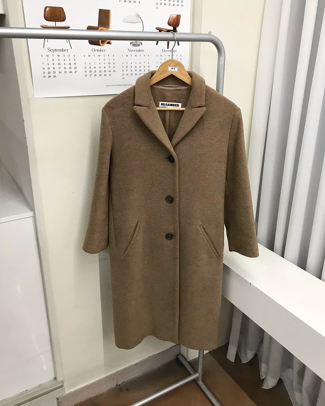 질샌더 캐시미어 코트 상품이미지1