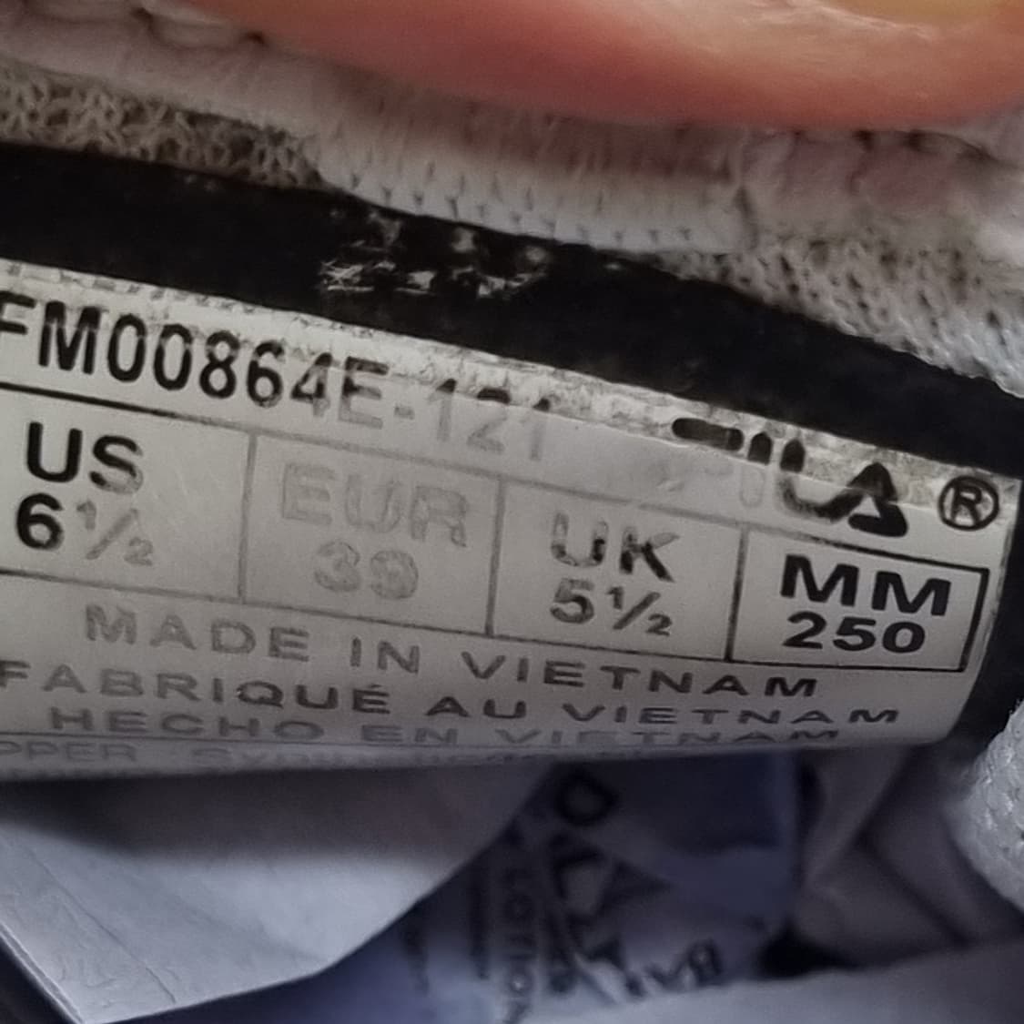 휠라 디스럽터2 운동화250  상품이미지6