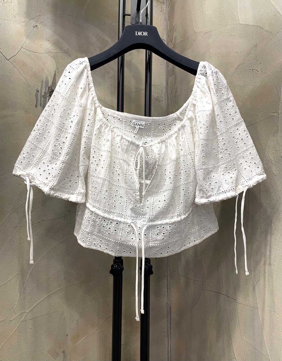가니 Broderie Anglaise Cropped Top 55~66 상품이미지3