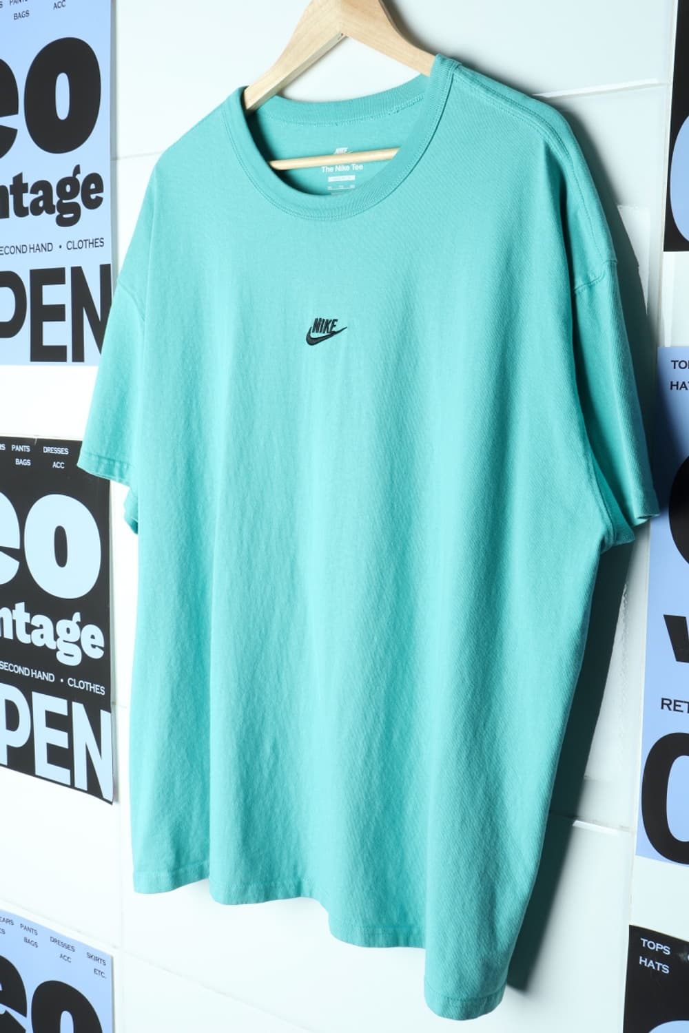 (2XL-3XL) 나이키 반팔 티셔츠 중앙로고 민트 빅사이즈-7AFB 상품이미지1