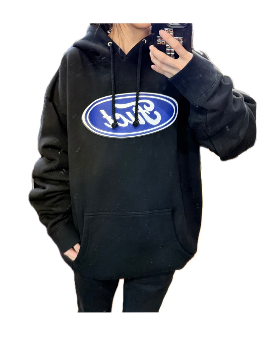 퍽트 후드티 블랙 상품이미지3