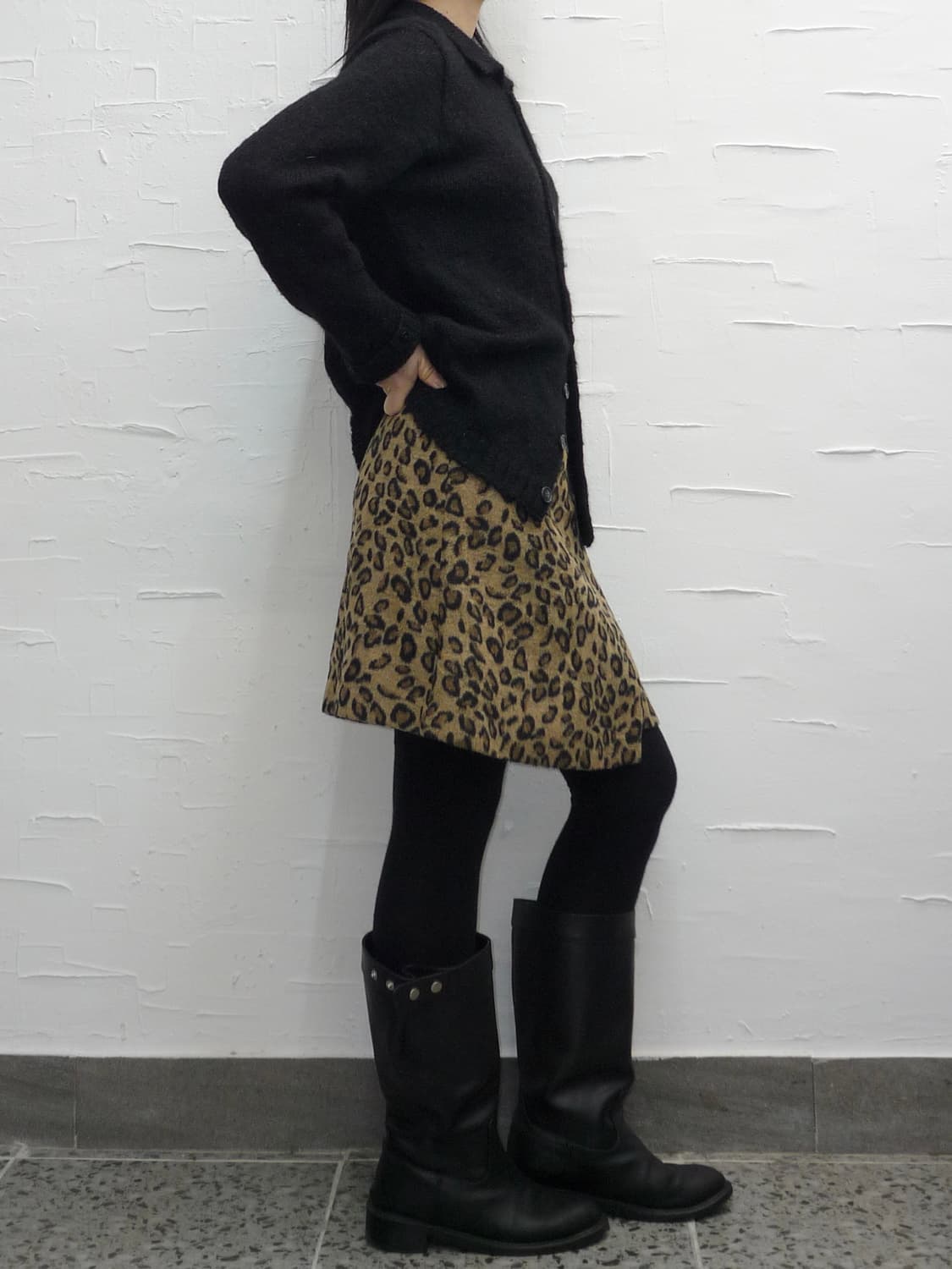 cuff-buttons black cardigan 상품이미지3