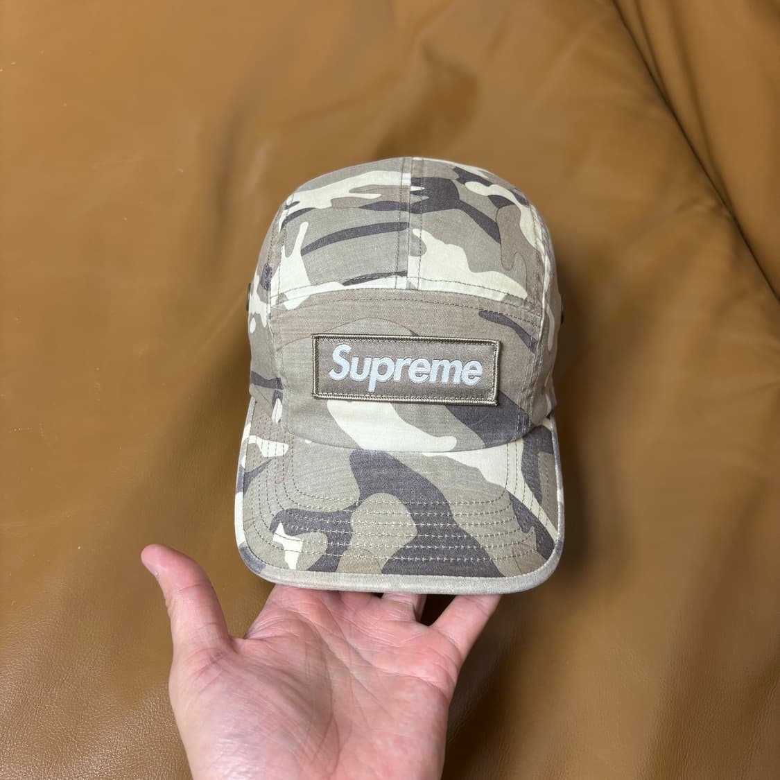 Supreme 슈프림 23ss 밀리터리 워시드 카모 스톤 캠프캡 모자 상품이미지3