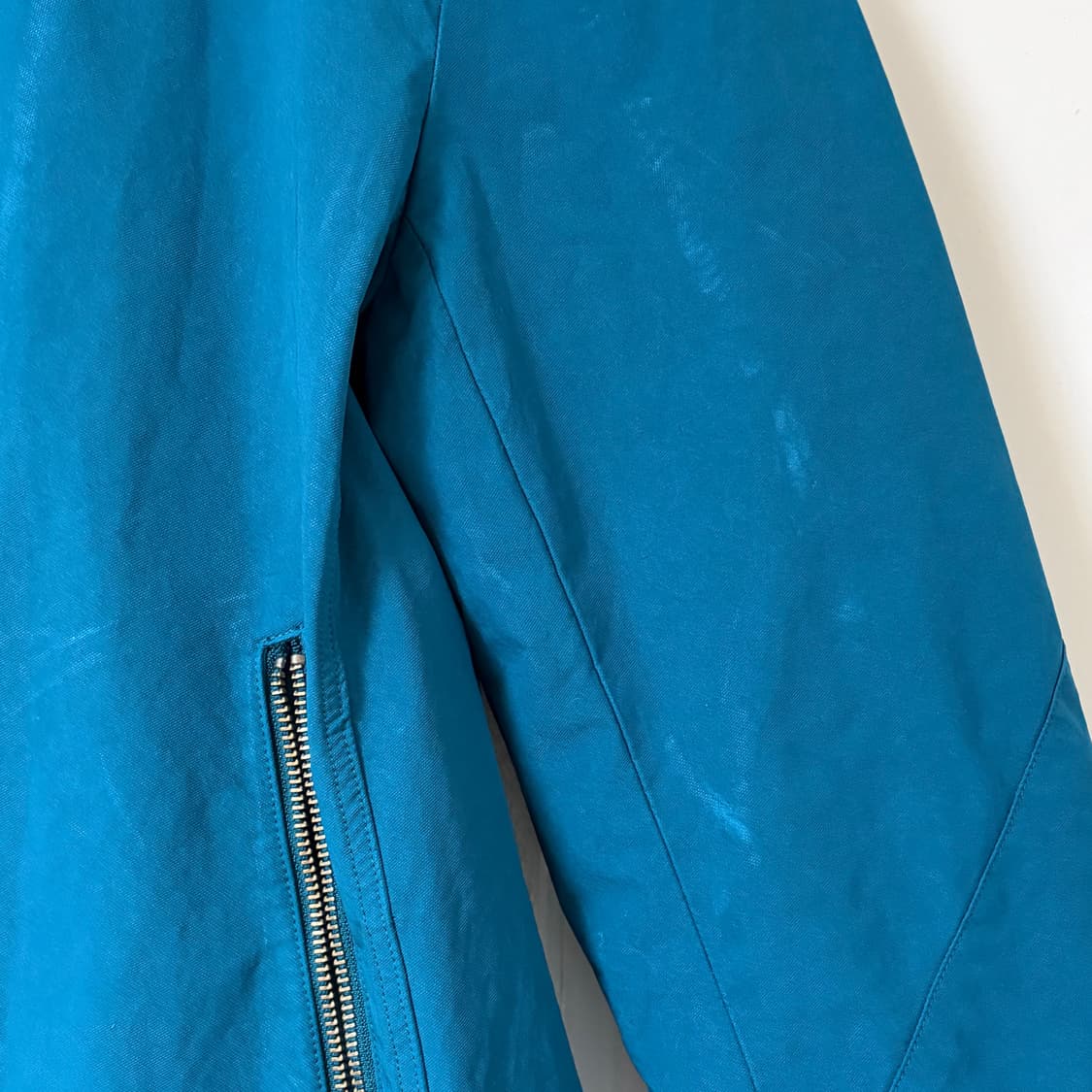 N.MASAKI COLORS 청록 바이커 자켓  빈티지 상품이미지4