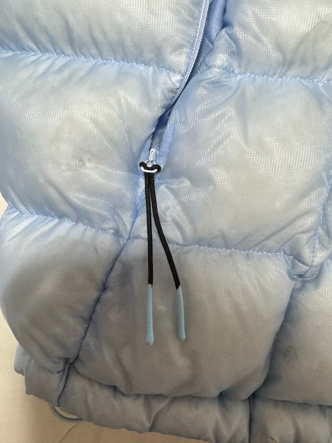 999휴머니티 모듈러 라이트 구스 푸퍼 패딩 스카이 블루 상품이미지3