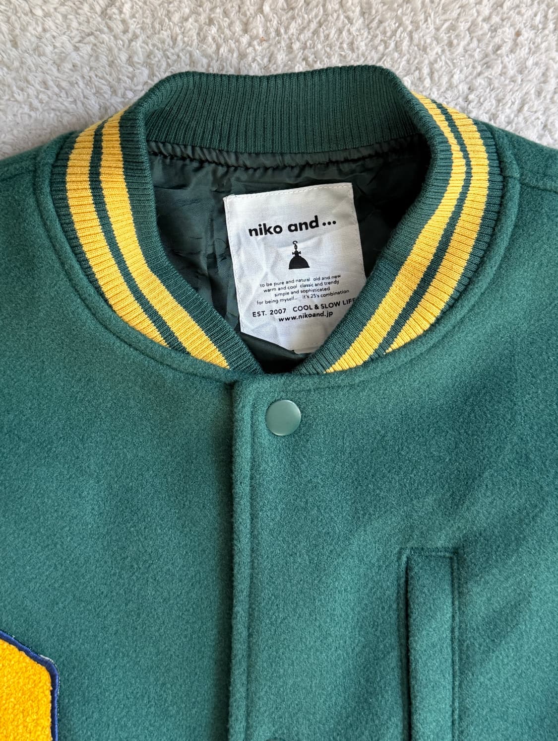 Nico and 바시티자켓 상품이미지2