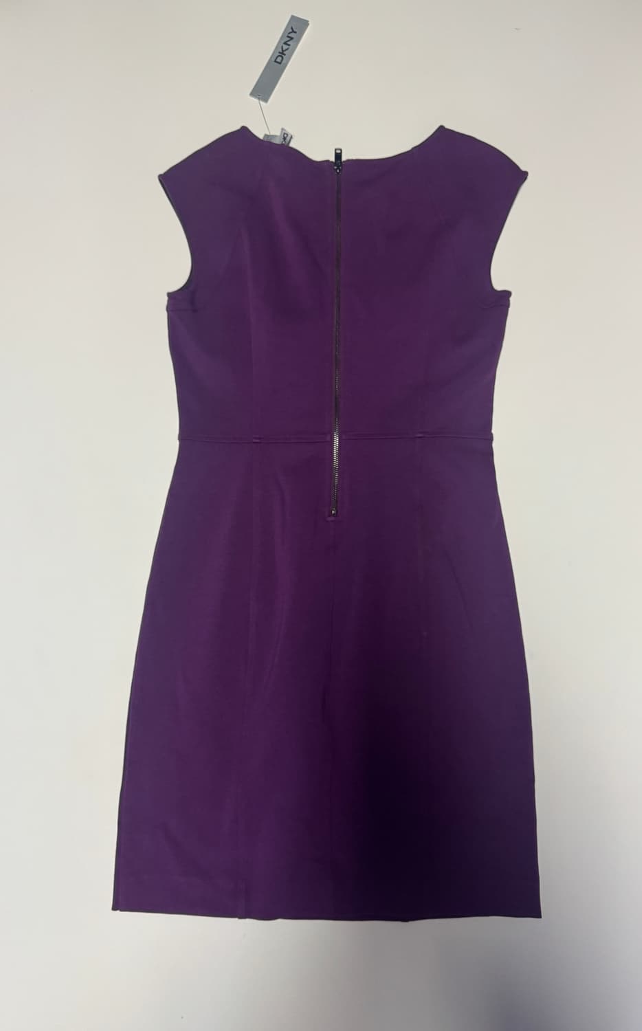 택있음!! 여성 DKNY 슬리브리스 나시 퍼플 원피스 S 상품이미지2