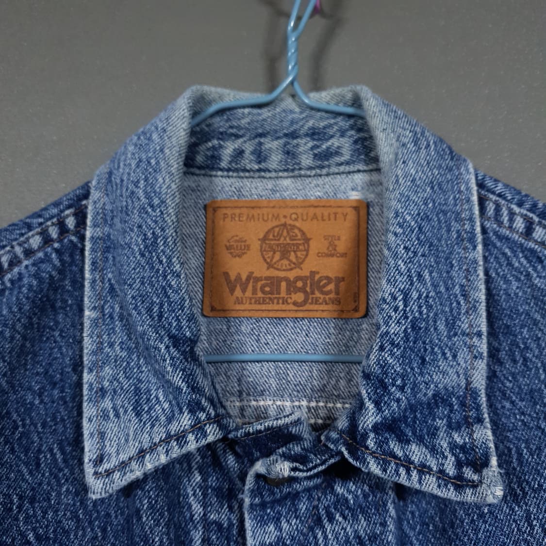 L) Wrangler 랭글러 00s 웨스턴 트러커 워크 데님 자켓 청자켓 상품이미지5