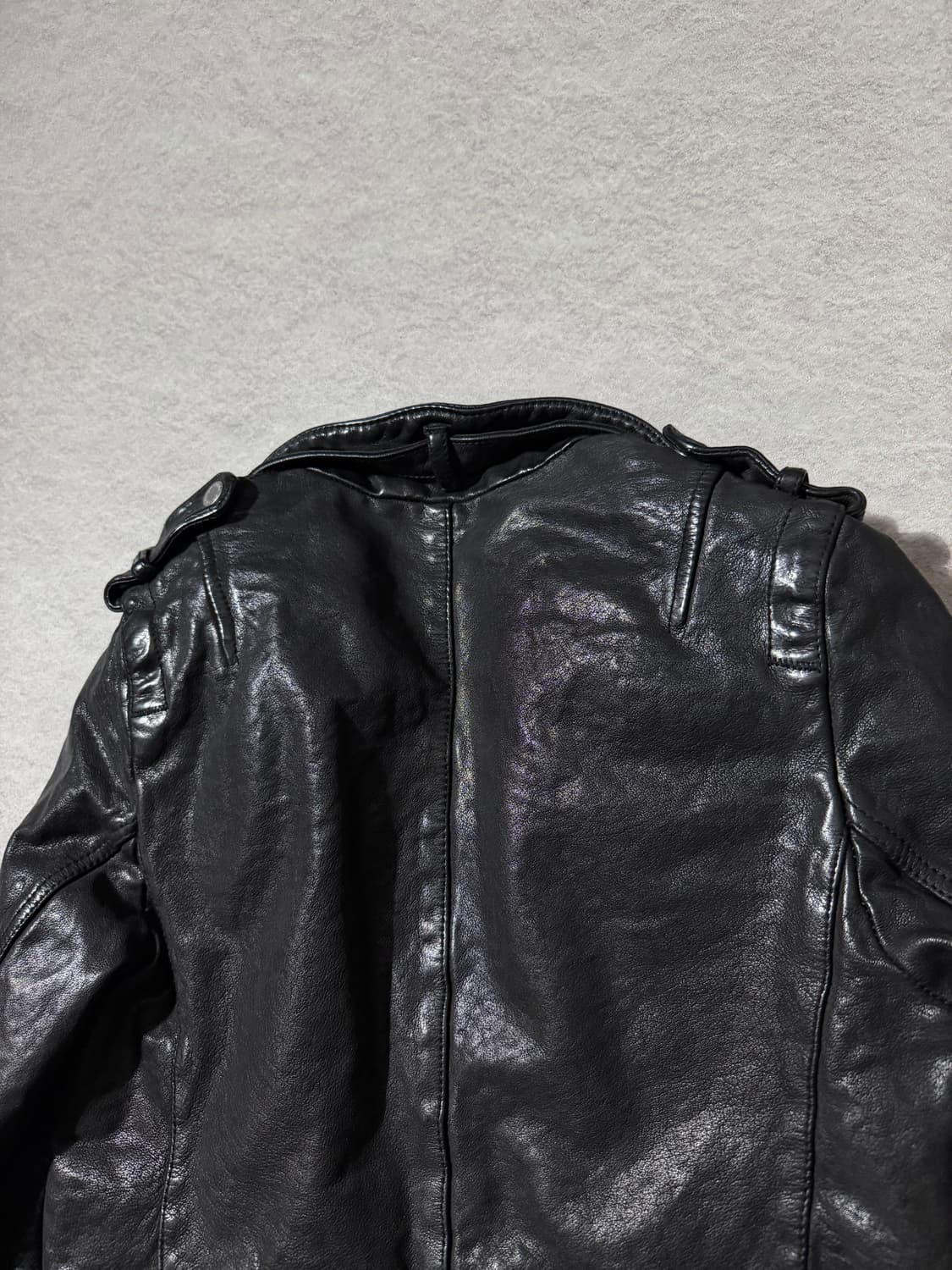 닐바렛 멀티지퍼 버팔로레더자켓 상품이미지8