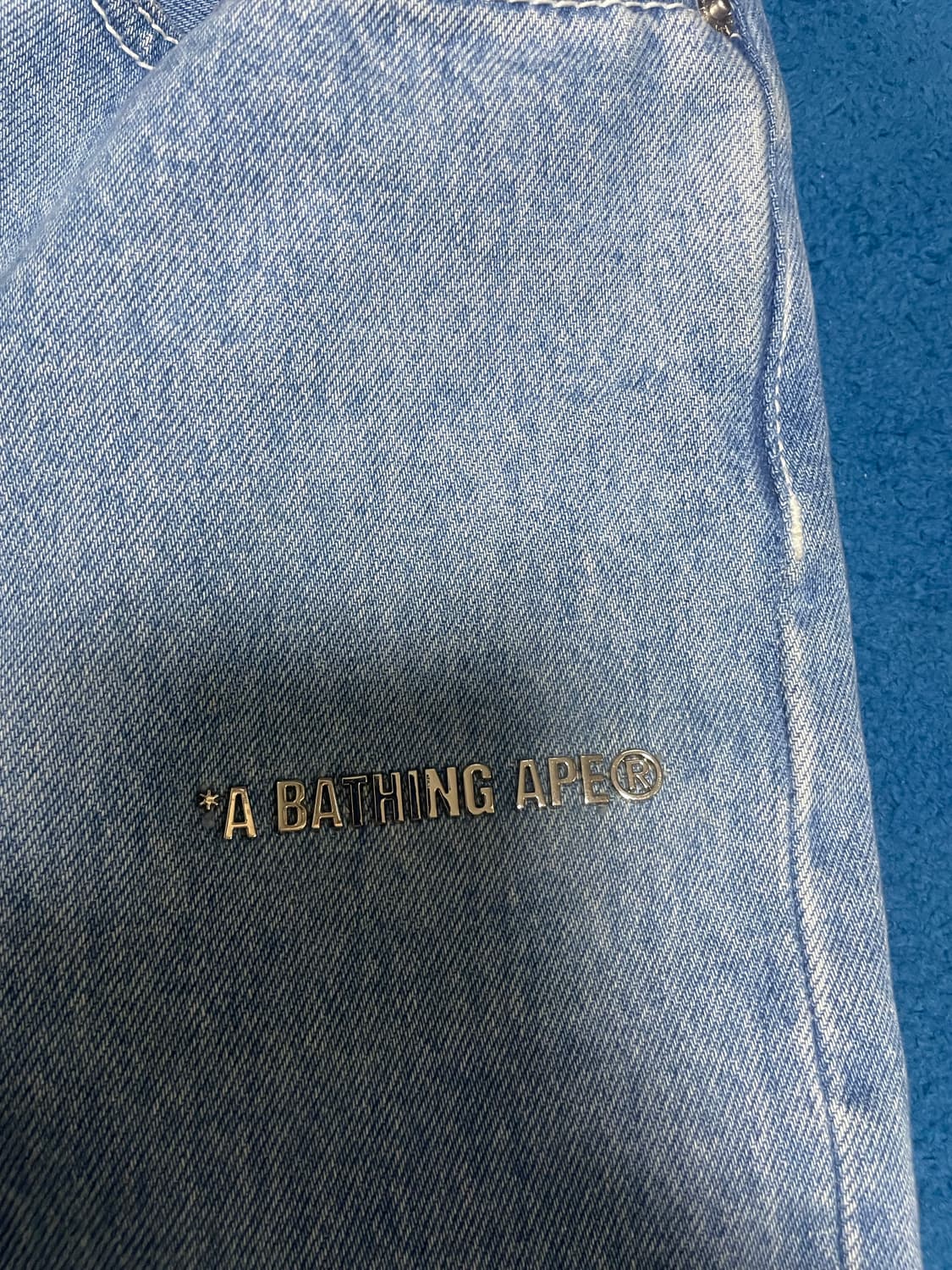 {[정품] 베이프 데님 팬츠 배기바지} 상품이미지4