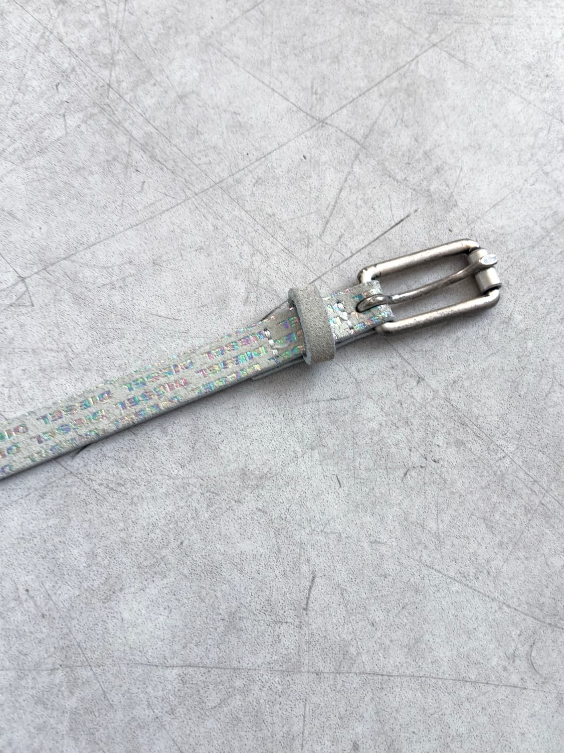 디젤 그래픽 로고 벨트 상품이미지3