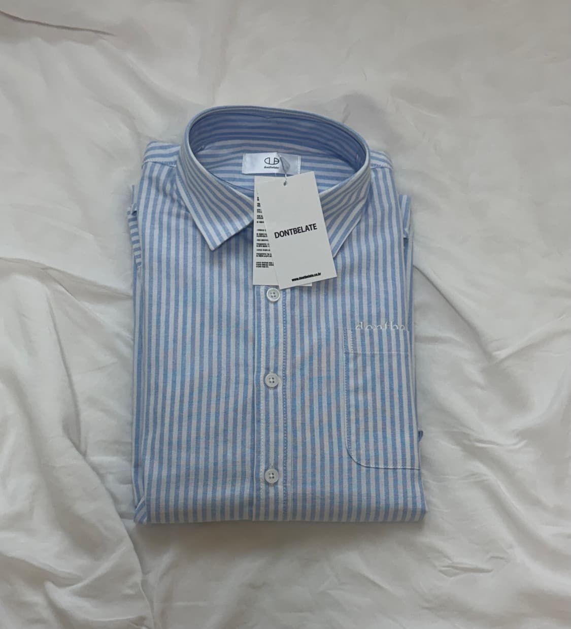 [미 시착 새 상품] 돈비레잇 스트라이프 셔츠 상품이미지1