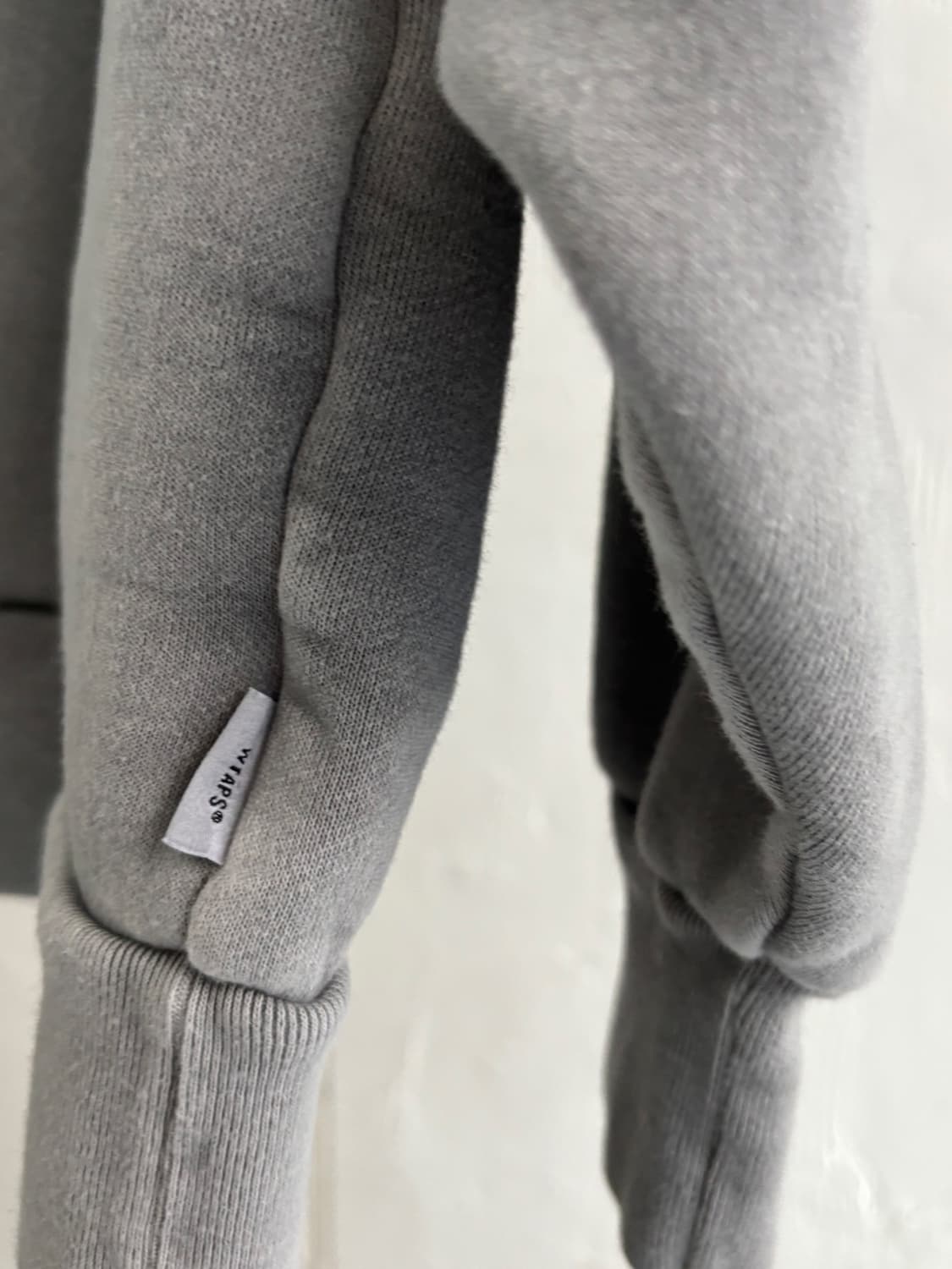 WTAPS 더블탭스 그레이 COLLEGE / DESIGN 크루넥 스웻셔츠 상품이미지6