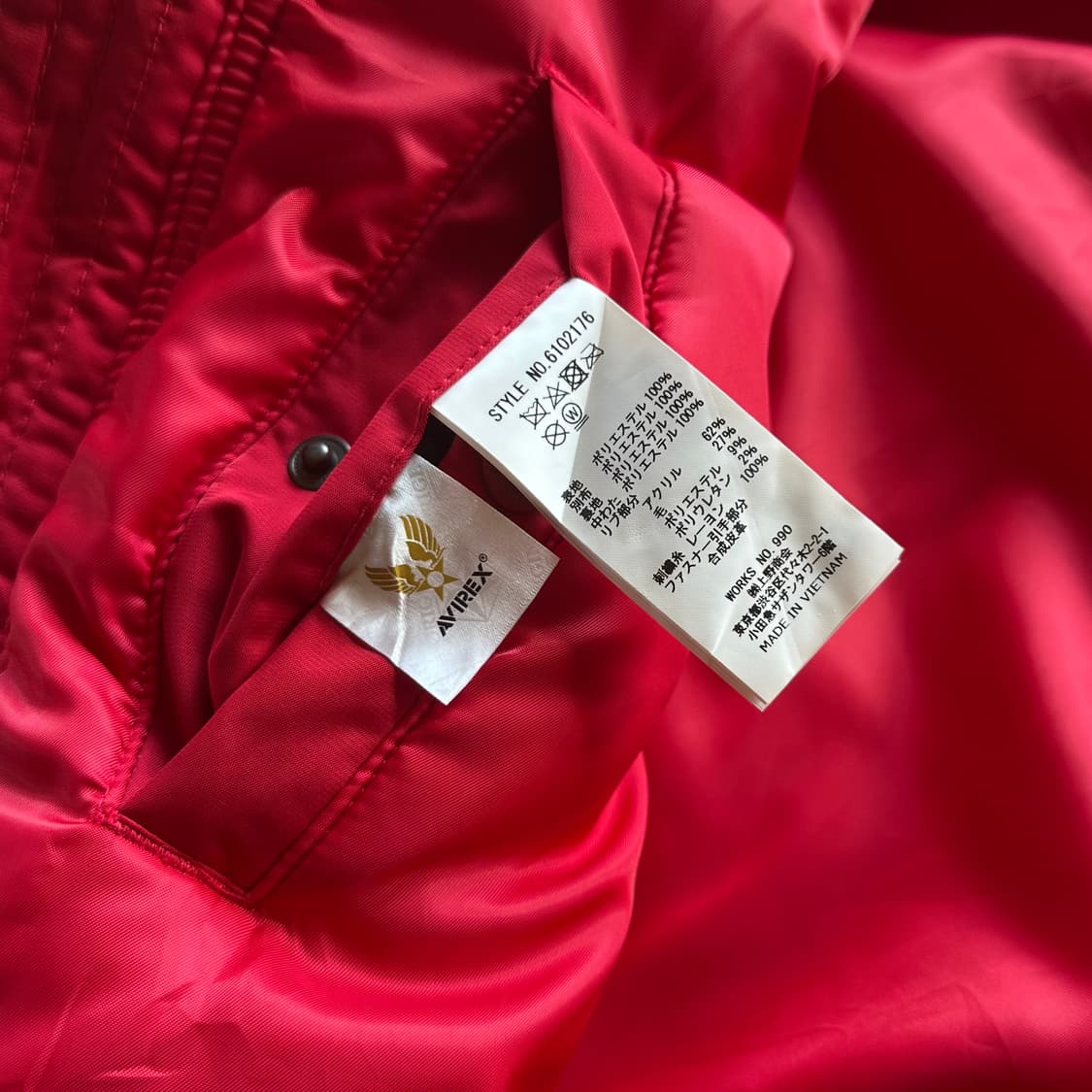 [M](새상품)아비렉스 AVIREX 탑건 TOPGUN 항공 점퍼 상품이미지10