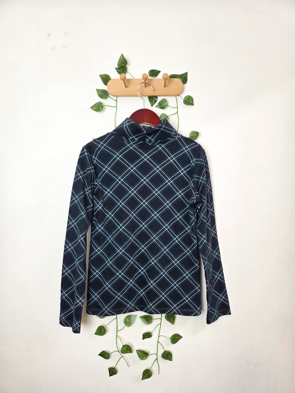 너드 체크 목폴라 슬리브 상품이미지4