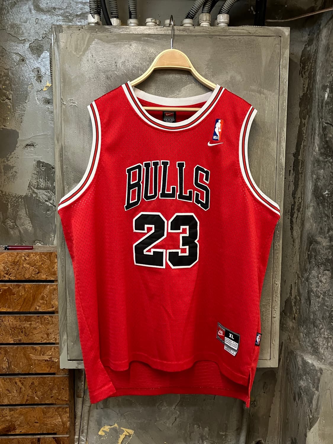 나이키 시카고 불스 마이클 조던 #23 어센틱 농구 유니폼 XL 상품이미지1