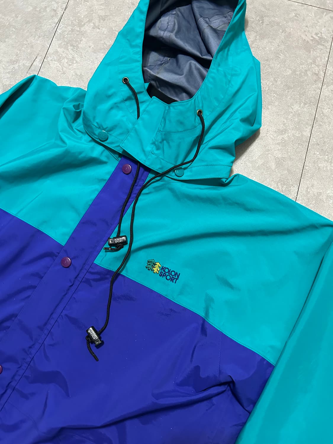 90s 코오롱상사 고어텍스 빈티지 윈드브레이커 자켓  100size  상품이미지2