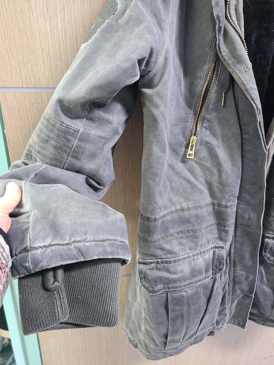 쟈딕앤볼테르 밀리터리 자켓 퍼 야상 상품이미지4